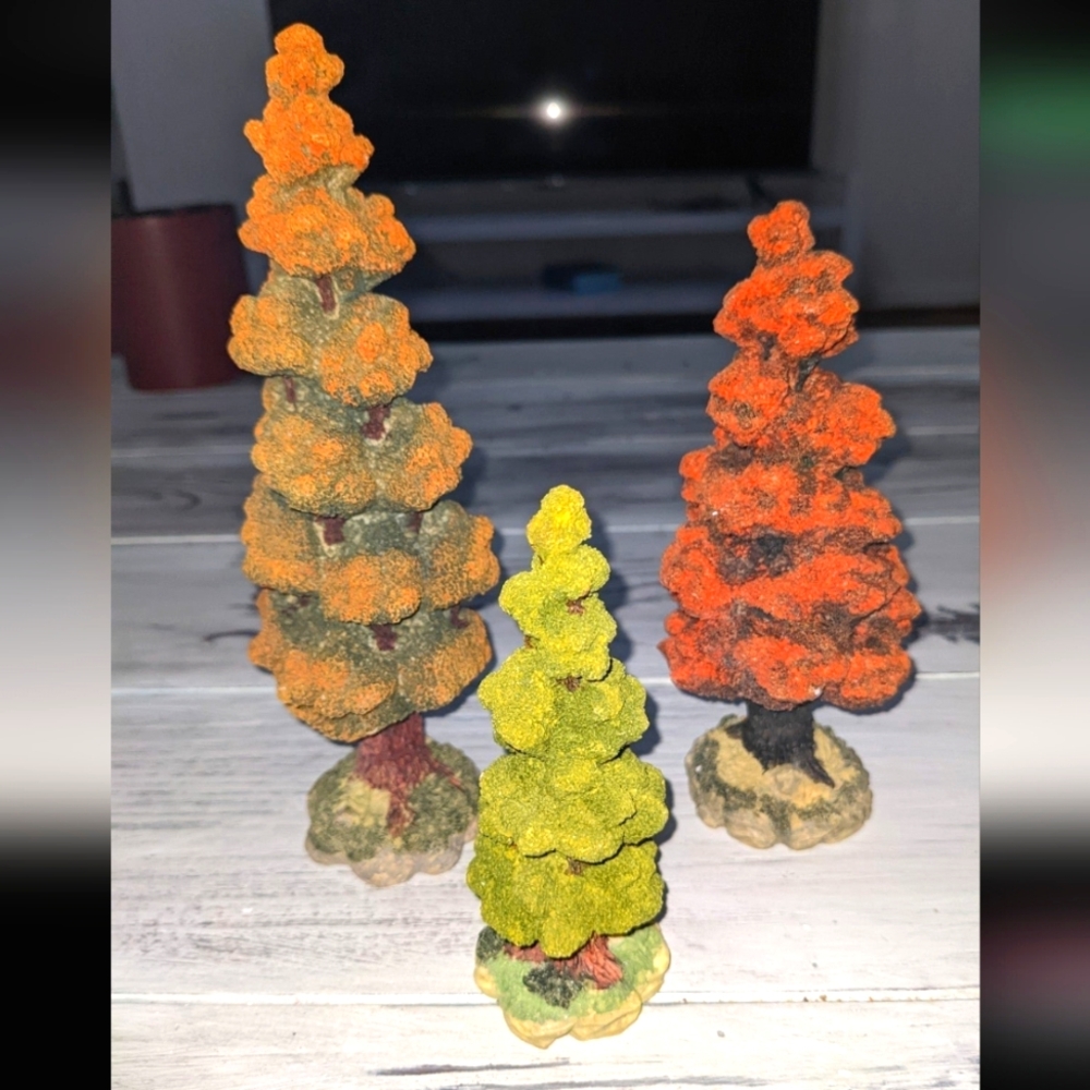 Department 56 Autumn Trees set of 3